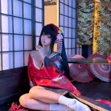 蠢沫沫《狂三和服cos》主题写真：261张全套美图，含9个视频
