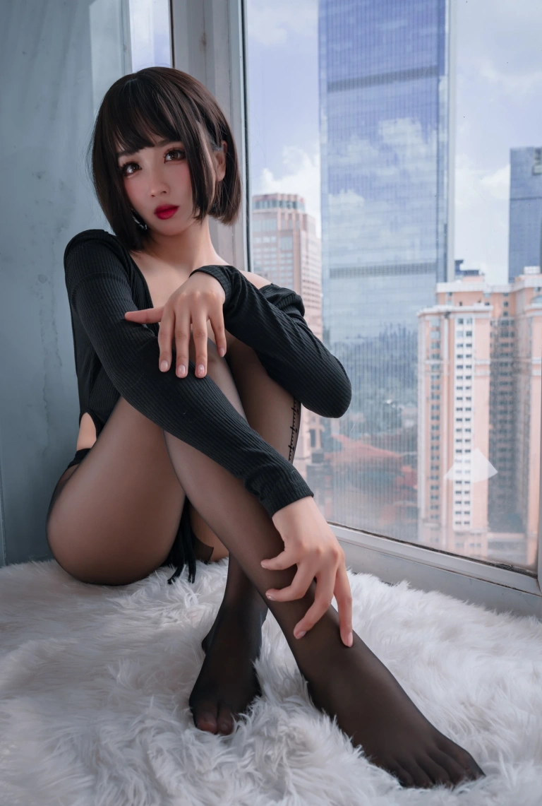 轩萧学姐《NO.29 – 量个腰围》主题写真：32张全套美图