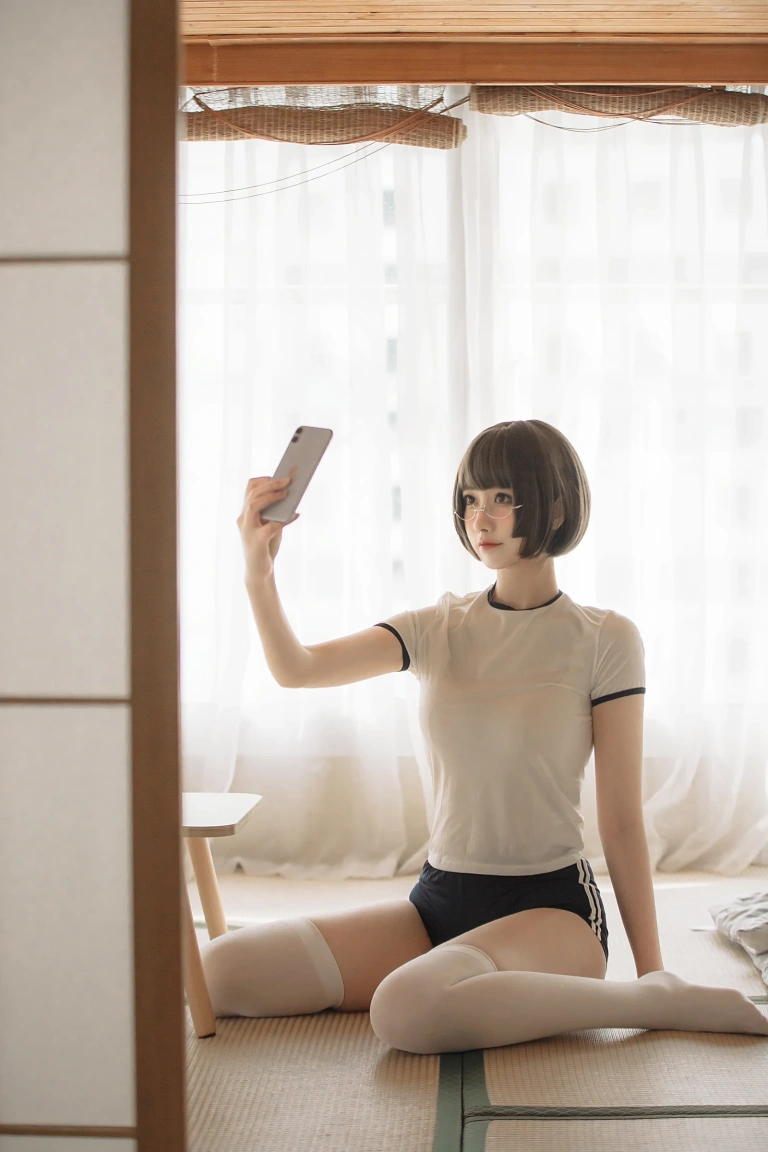 念雪《体操服》主题写真：40张全套美图