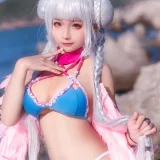 蠢沫沫《可畏泳装》主题写真：41张全套美图