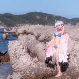 蠢沫沫《可畏泳装》主题写真：41张全套美图