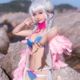 蠢沫沫《可畏泳装》主题写真：41张全套美图