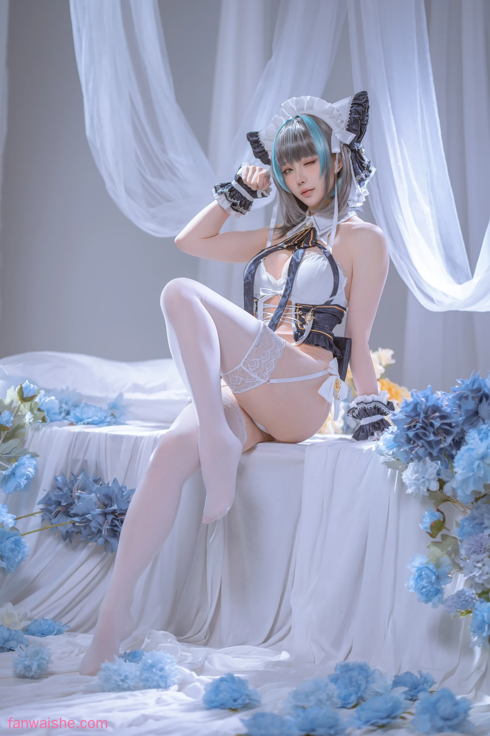 星之迟迟 星之迟迟 NO.305 - 2025年08月计划D 碧蓝航线 柴郡 [55P1V-723MB]