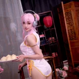 周叽是可爱兔兔《旗袍索尼子》主题写真：14张全套美图