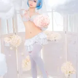 蠢沫沫《雷姆花嫁》主题写真：44张全套美图