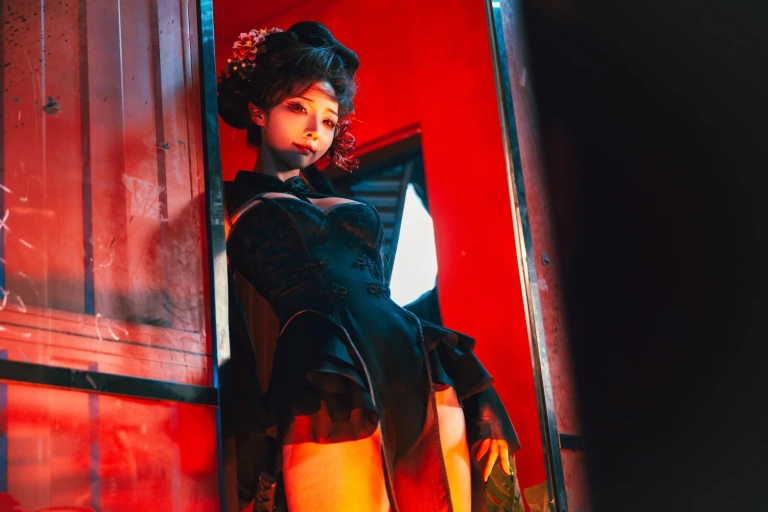 蠢沫沫《《蔻》少女后庭》主题写真：64张全套美图