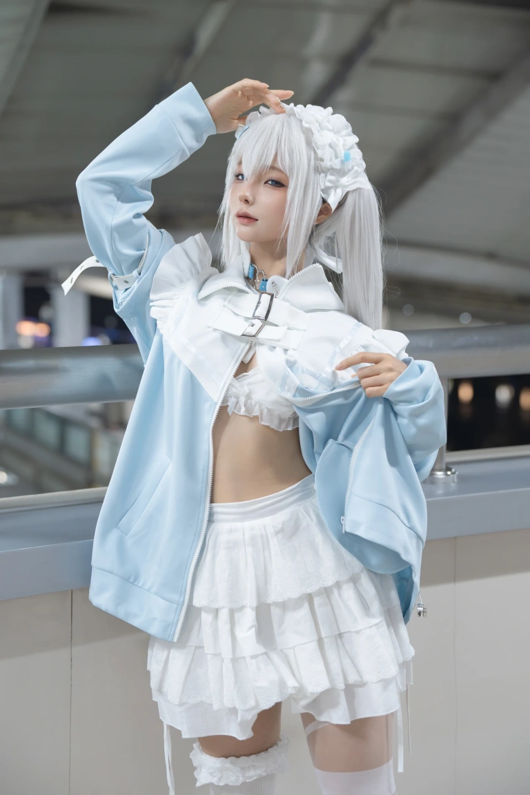蠢沫沫《水色》主题写真：244张全套美图，含2个视频
