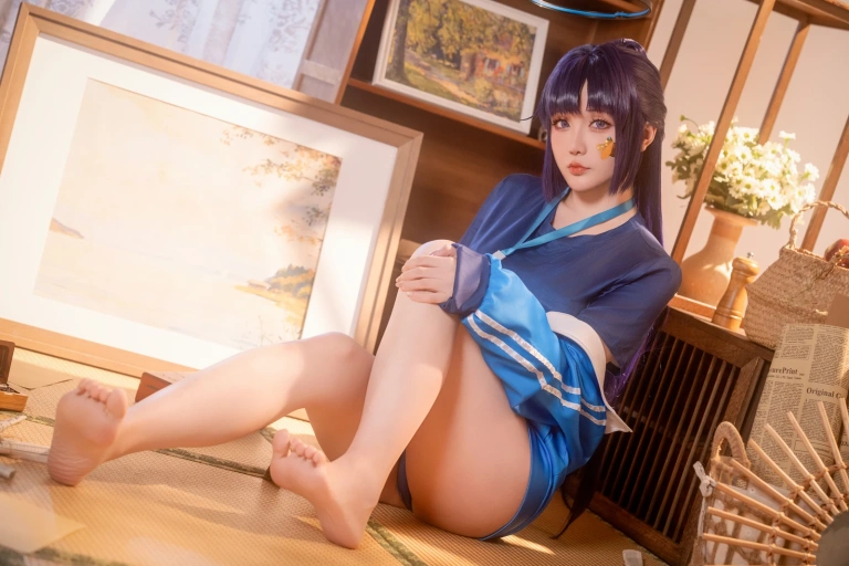 星之迟迟《2025年06月计划E 蔚蓝档案 – 早濑优香 [68P-432MB]》主题写真：65张全套美图