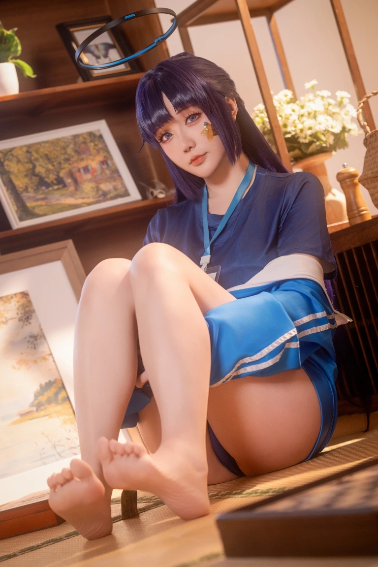 星之迟迟《2025年06月计划E 蔚蓝档案 – 早濑优香 [68P-432MB]》主题写真：65张全套美图