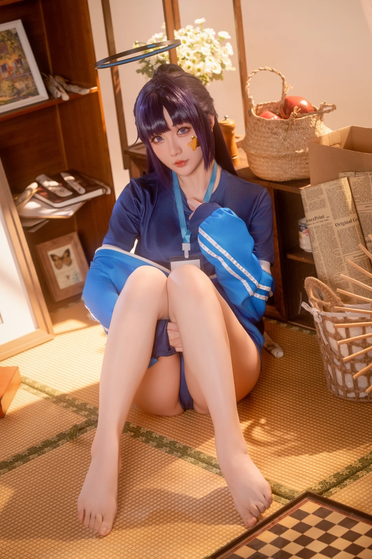 星之迟迟《2025年06月计划E 蔚蓝档案 – 早濑优香 [68P-432MB]》主题写真：65张全套美图