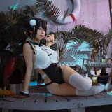 蠢沫沫《熊猫娘》主题写真：105张全套美图