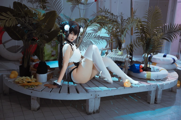 蠢沫沫《熊猫娘》主题写真：105张全套美图