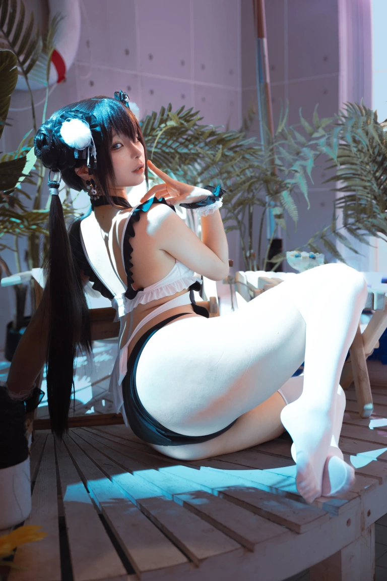 蠢沫沫《熊猫娘》主题写真：105张全套美图