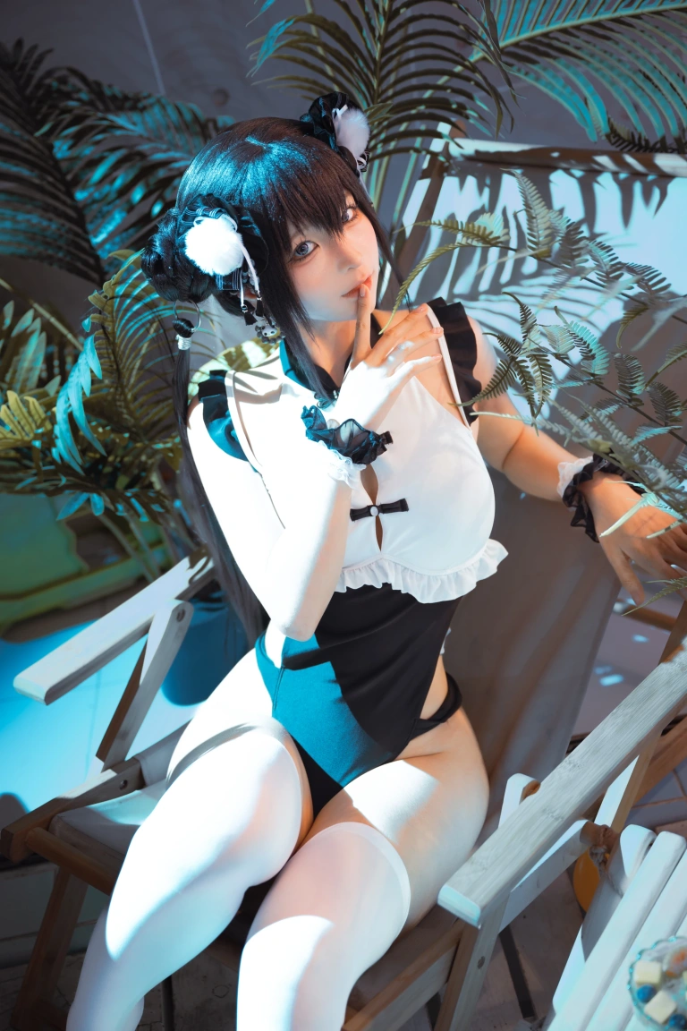 蠢沫沫《熊猫娘》主题写真：105张全套美图