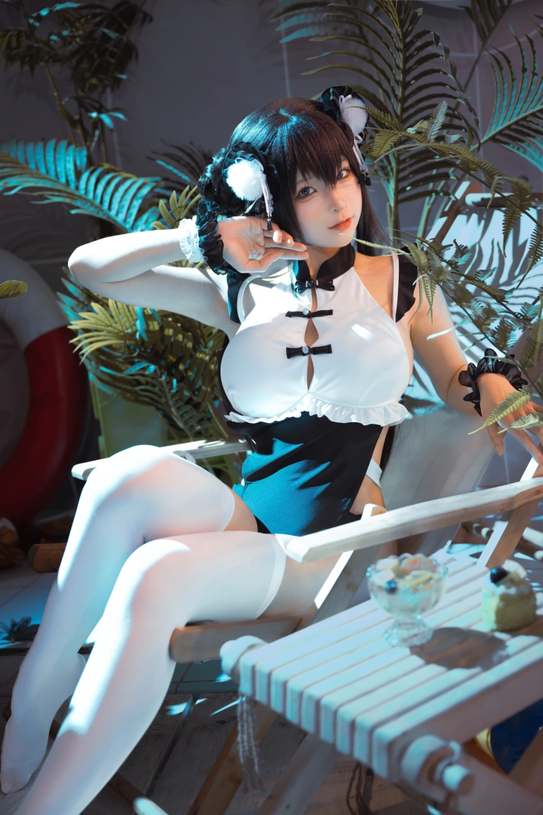 蠢沫沫《熊猫娘》主题写真：105张全套美图