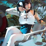 蠢沫沫《熊猫娘》主题写真：105张全套美图