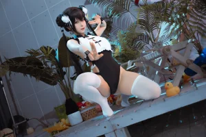 蠢沫沫《熊猫娘》主题写真：105张全套美图