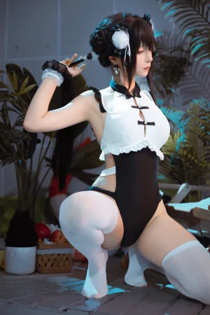 蠢沫沫《熊猫娘》主题写真：105张全套美图