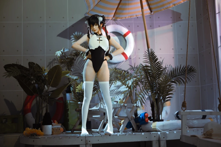 蠢沫沫《熊猫娘》主题写真：105张全套美图