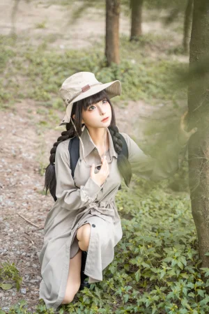 蠢沫沫《露营》主题写真：53张全套美图