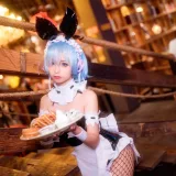 蠢沫沫《雷姆兔女郎》主题写真：41张全套美图