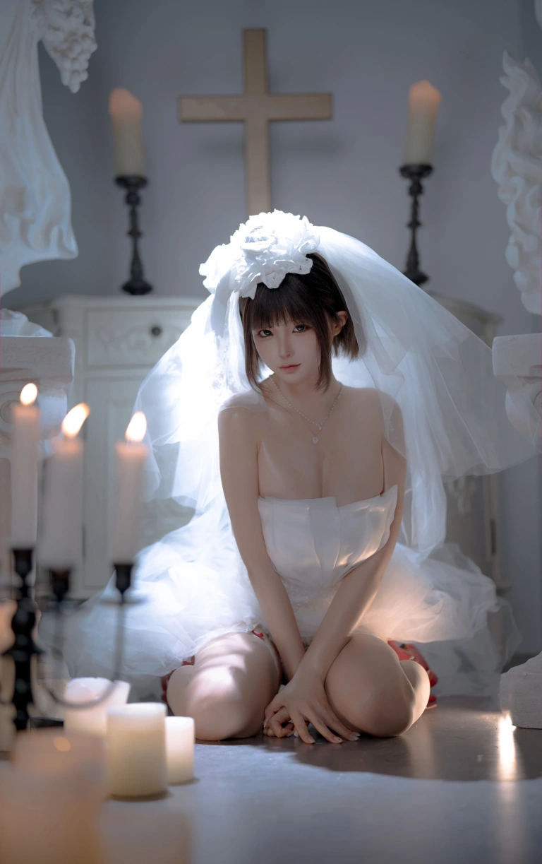 蠢沫沫《婚》主题写真：212张全套美图
