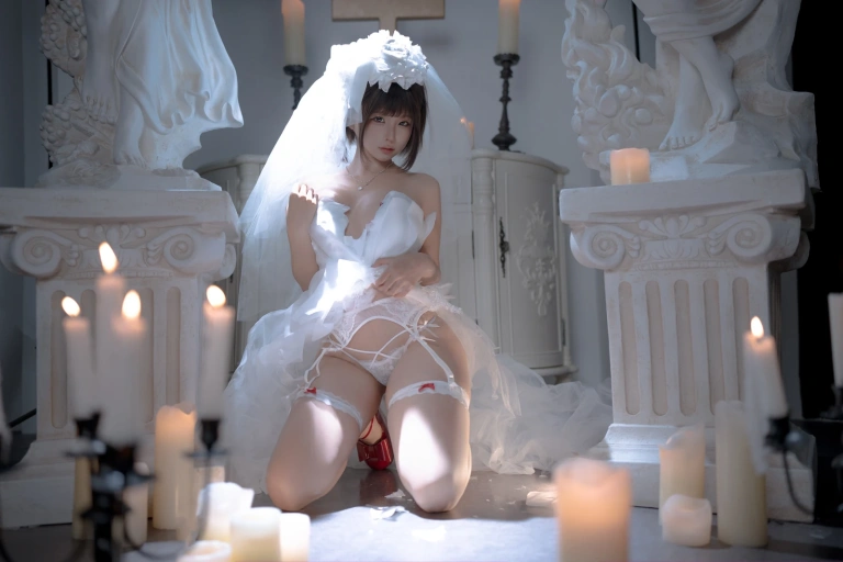 蠢沫沫《婚》主题写真：212张全套美图