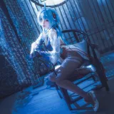 蠢沫沫《2024年会员 原神 甘雨》主题写真：27张全套美图