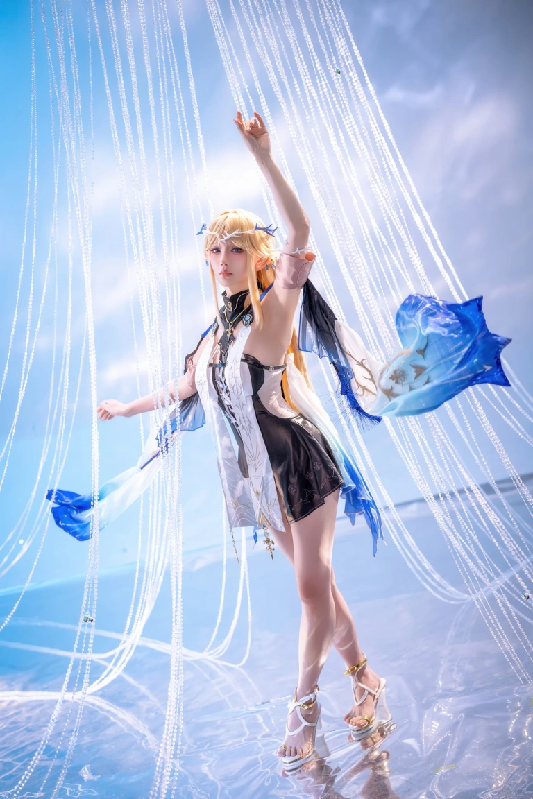 星之迟迟《2026年01月计划A 鸣潮 卡提希娅》主题写真：31张全套美图