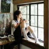 蠢沫沫《小歇》主题写真：99张全套美图