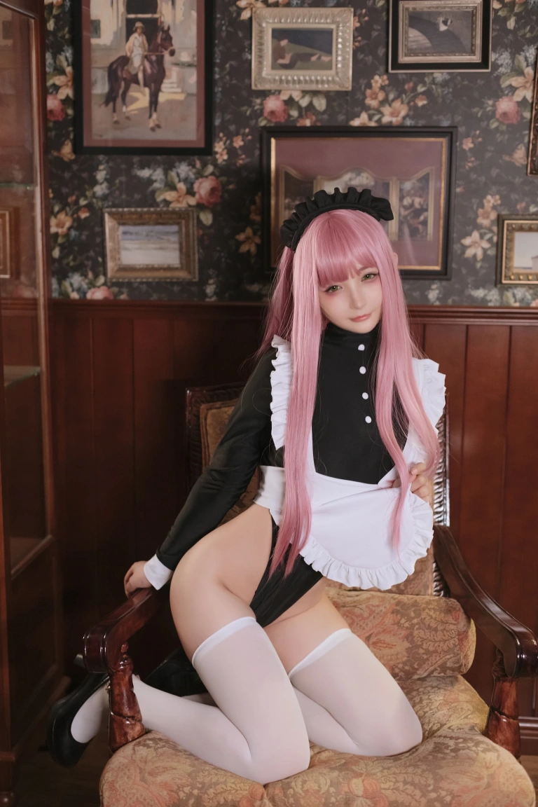 桜井宁宁《复古女仆》主题写真：45张全套美图