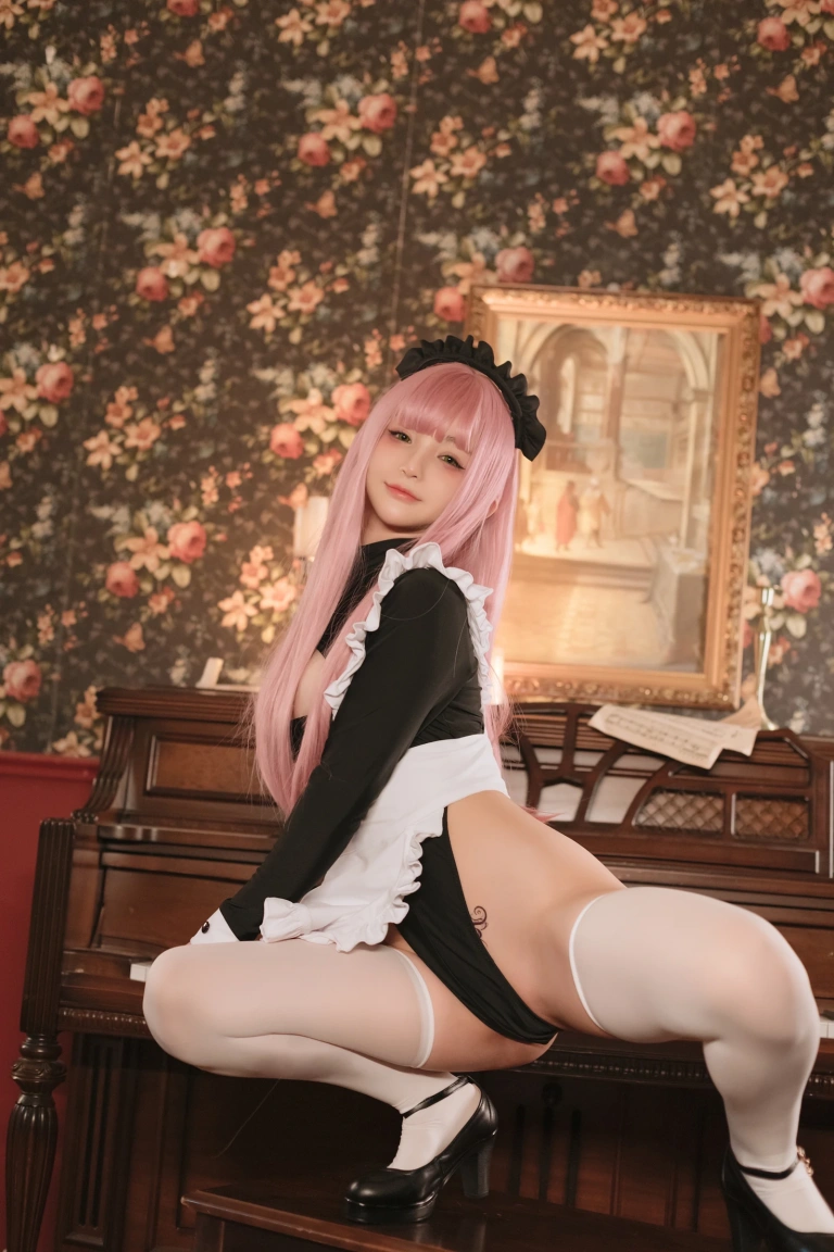 桜井宁宁《复古女仆》主题写真：45张全套美图