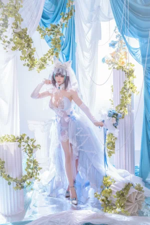 星之迟迟《2025年12月计划C 碧蓝航线 柴郡》主题写真：44张全套美图