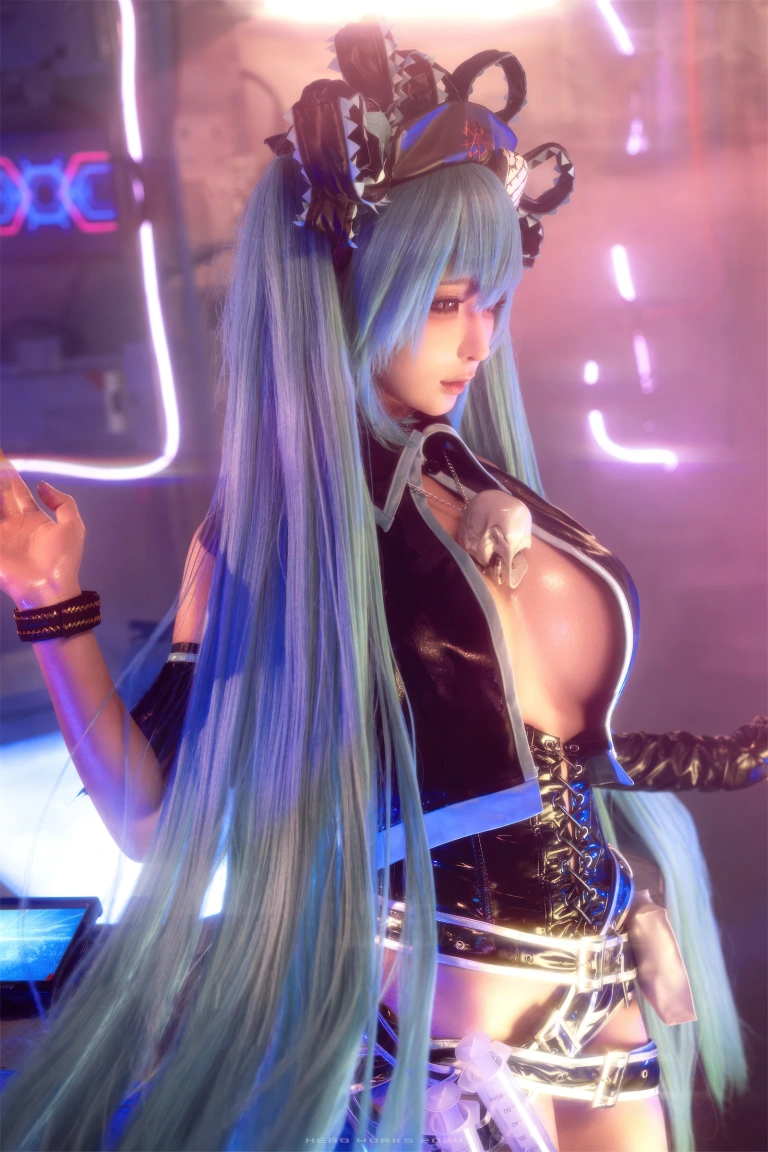 蠢沫沫《骸音》主题写真：21张全套美图