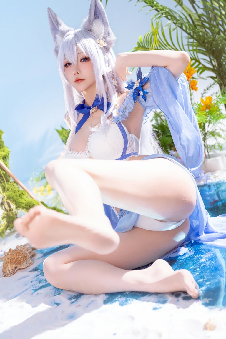 星之迟迟《2026年01月计划C 碧蓝航线 信浓泳装》主题写真：52张全套美图