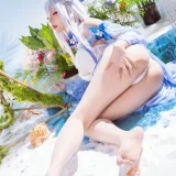 星之迟迟《2026年01月计划C 碧蓝航线 信浓泳装》主题写真：52张全套美图