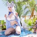 星之迟迟《2026年01月计划C 碧蓝航线 信浓泳装》主题写真：52张全套美图