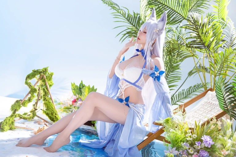 星之迟迟《2026年01月计划C 碧蓝航线 信浓泳装》主题写真：52张全套美图