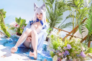 星之迟迟《2026年01月计划C 碧蓝航线 信浓泳装》主题写真：52张全套美图