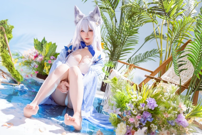 星之迟迟《2026年01月计划C 碧蓝航线 信浓泳装》主题写真：52张全套美图