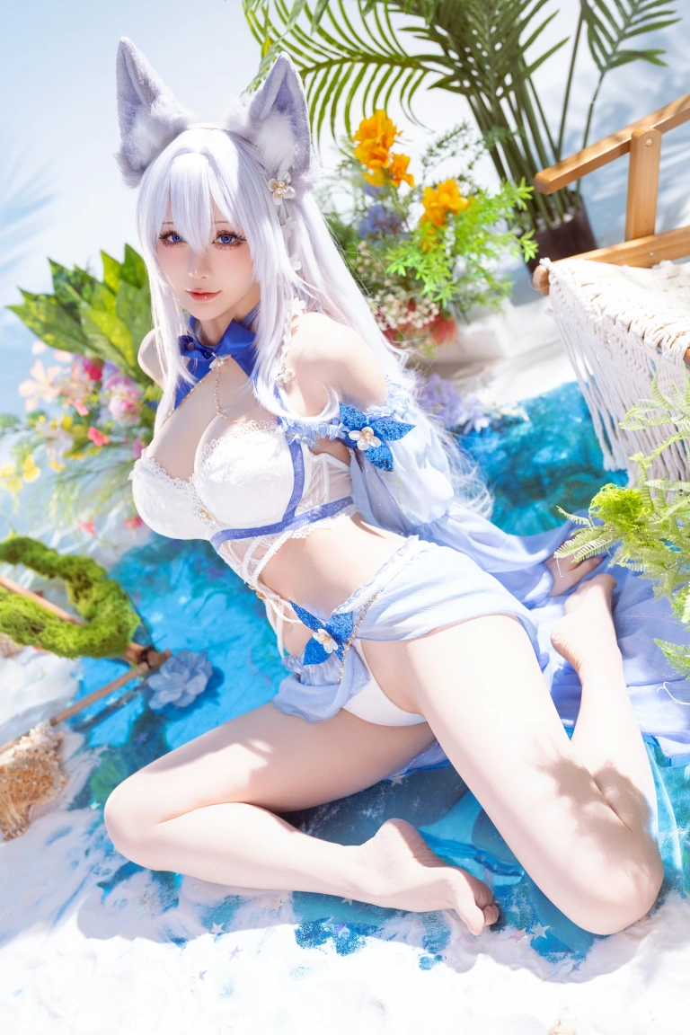 星之迟迟《2026年01月计划C 碧蓝航线 信浓泳装》主题写真：52张全套美图