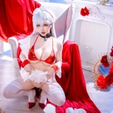 星之迟迟《2026年03月上 1 – 贝尔法斯特（碧蓝航线）》主题写真：49张全套美图