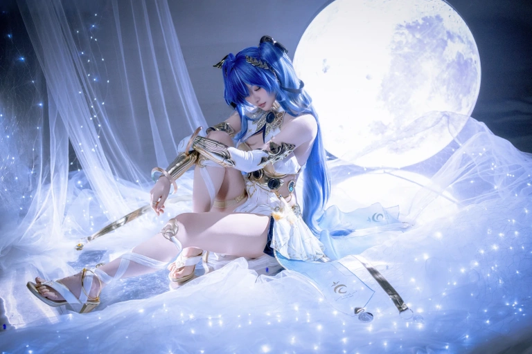 星之迟迟《鸣潮·尤诺》主题写真：115张全套美图