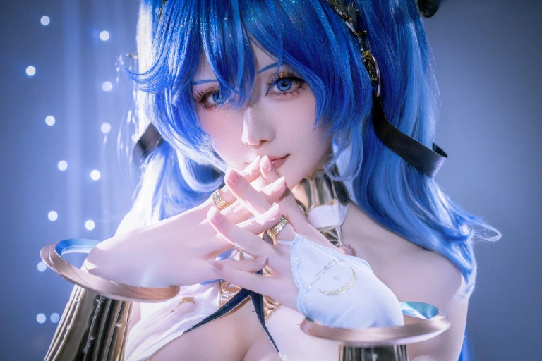 星之迟迟《鸣潮·尤诺》主题写真：115张全套美图