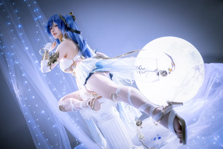 星之迟迟《鸣潮·尤诺》主题写真：115张全套美图