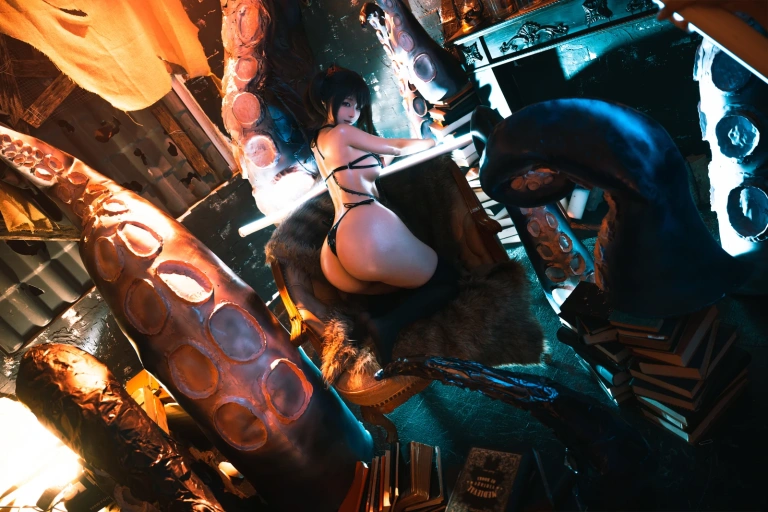 蠢沫沫《章鱼》主题写真：94张全套美图