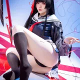 星之迟迟《2026年04月计划 鸣潮 千咲JK》主题写真：64张全套美图