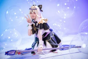 星之迟迟《2026年06月计划 名侦探光之美少女 森亚露露卡原皮+同人》主题写真：123张全套美图