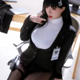 星之迟迟《2026年07月计划A 蔚蓝档案 调月莉音原皮同人》主题写真：98张全套美图