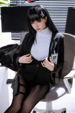 星之迟迟《2026年07月计划A 蔚蓝档案 调月莉音原皮同人》主题写真：98张全套美图